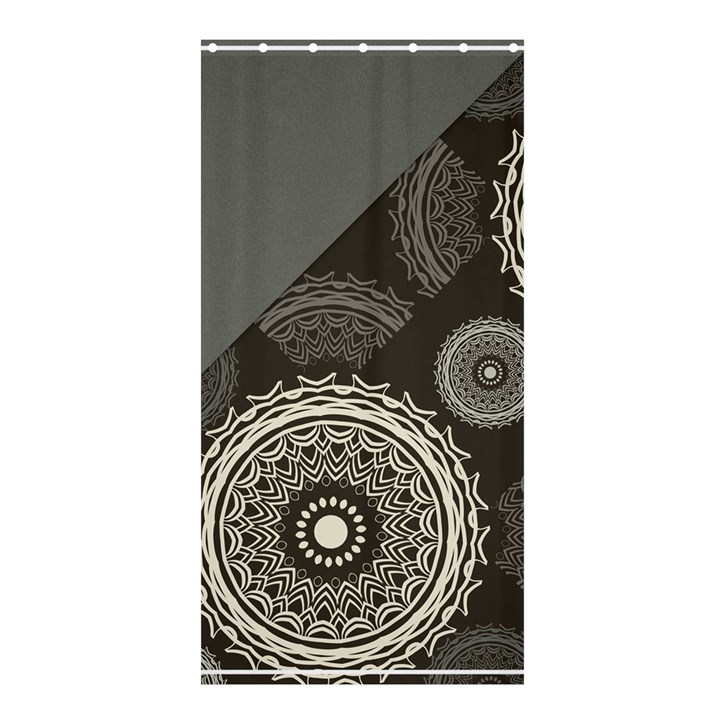 Abstract Mandala Background Pattern Shower Curtain 36  x 72  (Stall) 