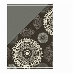 Abstract Mandala Background Pattern Small Garden Flag (two Sides) by Simbadda