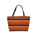 Abstract Lines Seamless Pattern Shoulder Handbags Back