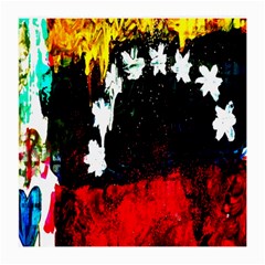 Grunge Abstract In Dark Medium Glasses Cloth (2-side) by Simbadda