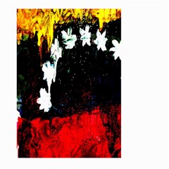 Grunge Abstract In Dark Large Garden Flag (two Sides) by Simbadda