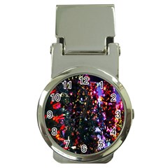 Lit Christmas Trees Prelit Creating A Colorful Pattern Money Clip Watches by Simbadda