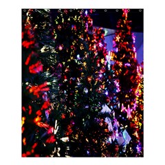 Lit Christmas Trees Prelit Creating A Colorful Pattern Shower Curtain 60  X 72  (medium)  by Simbadda