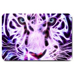 Fractal Wire White Tiger Large Doormat 