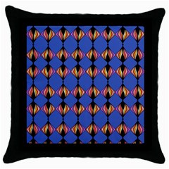 Abstract Lines Seamless Pattern Throw Pillow Case (black) by Simbadda