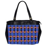 Abstract Lines Seamless Pattern Office Handbags (2 Sides)  Front