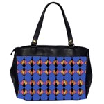 Abstract Lines Seamless Pattern Office Handbags (2 Sides)  Back
