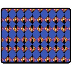 Abstract Lines Seamless Pattern Double Sided Fleece Blanket (medium)  by Simbadda