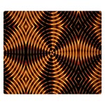 Fractal Pattern Of Fire Color Double Sided Flano Blanket (Small)  50 x40  Blanket Back