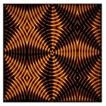 Fractal Pattern Of Fire Color Large Satin Scarf (Square) Front