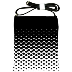 Halftone Gradient Pattern Shoulder Sling Bags by Simbadda