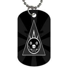 Abstract Pigs Triangle Dog Tag (Two Sides)