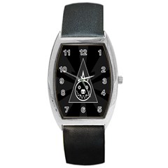 Abstract Pigs Triangle Barrel Style Metal Watch