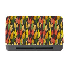 Colorful Leaves Yellow Red Green Grey Rainbow Leaf Memory Card Reader With Cf