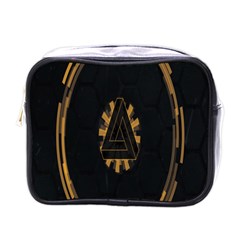 Geometry Interfaces Deus Ex Human Revolution Deus Ex Penrose Triangle Mini Toiletries Bags by Simbadda