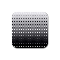 Gradient Oval Pattern Rubber Coaster (square)  by Simbadda