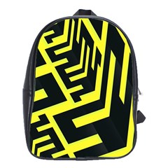 Pattern Abstract School Bags (xl) 