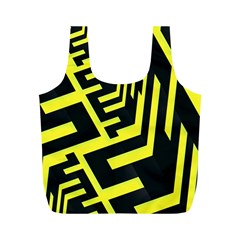 Pattern Abstract Full Print Recycle Bags (m)  by Simbadda