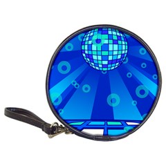 Disco Ball Retina Blue Circle Light Classic 20-cd Wallets