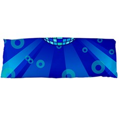 Disco Ball Retina Blue Circle Light Body Pillow Case Dakimakura (two Sides)