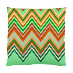 Chevron Wave Color Rainbow Triangle Waves Standard Cushion Case (one Side)