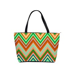 Chevron Wave Color Rainbow Triangle Waves Shoulder Handbags