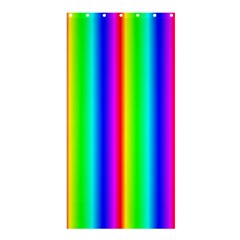 Rainbow Gradient Shower Curtain 36  X 72  (stall)  by Simbadda