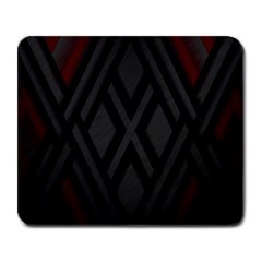 Abstract Dark Simple Red Large Mousepads