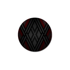 Abstract Dark Simple Red Golf Ball Marker (4 pack)