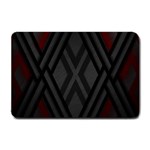 Abstract Dark Simple Red Small Doormat  24 x16  Door Mat