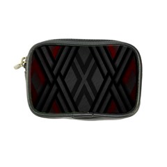 Abstract Dark Simple Red Coin Purse