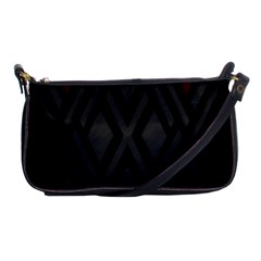 Abstract Dark Simple Red Shoulder Clutch Bags