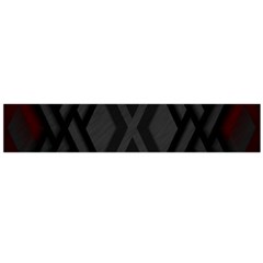 Abstract Dark Simple Red Flano Scarf (Large)