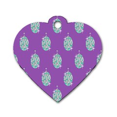 Disco Ball Wallpaper Retina Purple Light Dog Tag Heart (two Sides)