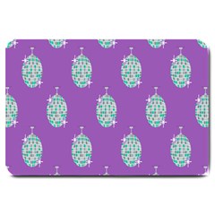 Disco Ball Wallpaper Retina Purple Light Large Doormat 