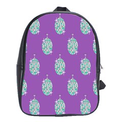 Disco Ball Wallpaper Retina Purple Light School Bags(large) 