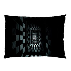 Optical Illusion Square Abstract Geometry Pillow Case