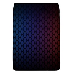 Hexagon Colorful Pattern Gradient Honeycombs Flap Covers (s)  by Simbadda