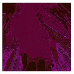 Abstract Purple Pattern Large Satin Scarf (square) by Simbadda