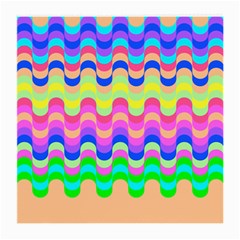 Dna Early Childhood Wave Chevron Woves Rainbow Medium Glasses Cloth