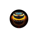 Abstract Led Lights Golf Ball Marker (10 pack) Front