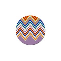 Chevron Wave Color Rainbow Triangle Waves Grey Golf Ball Marker (4 Pack) by Alisyart