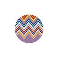 Chevron Wave Color Rainbow Triangle Waves Grey Golf Ball Marker (10 Pack) by Alisyart