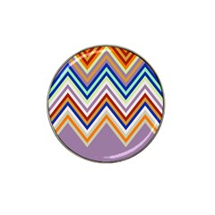 Chevron Wave Color Rainbow Triangle Waves Grey Hat Clip Ball Marker (10 Pack) by Alisyart