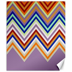 Chevron Wave Color Rainbow Triangle Waves Grey Canvas 20  X 24  