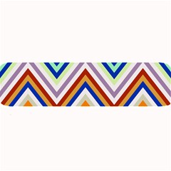 Chevron Wave Color Rainbow Triangle Waves Grey Large Bar Mats