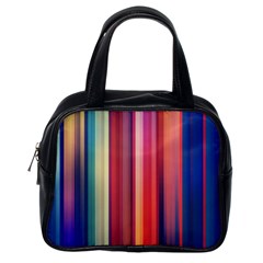 Texture Lines Vertical Lines Classic Handbags (one Side) by Simbadda