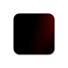 Abstract Dark Simple Red Rubber Coaster (square)  by Simbadda