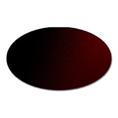 Abstract Dark Simple Red Oval Magnet by Simbadda