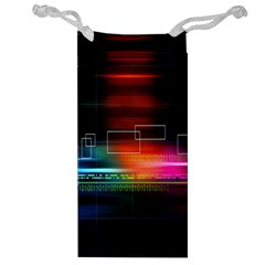 Abstract Binary Jewelry Bag by Simbadda